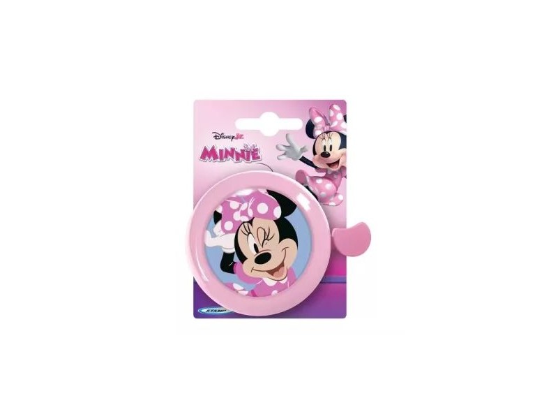Minnie egér mintás biciklicsengő polysticker dísz