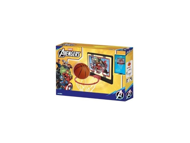 Bosszúállók mintás kosárpalánk labdával