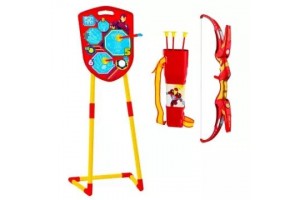 Vasember mintás gyerek íjász készlet céltáblával