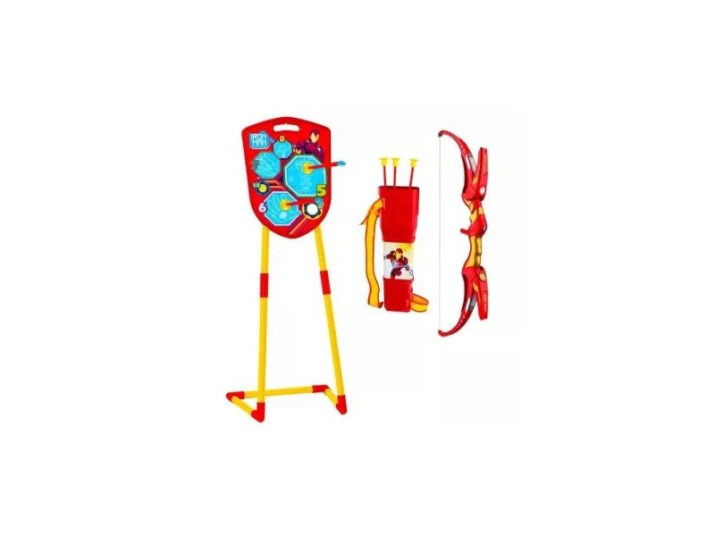 Vasember mintás gyerek íjász készlet céltáblával