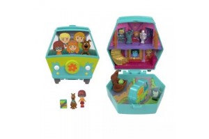 Polly Pocket Scooby Doo játékszett - Mystery Machine és figurák