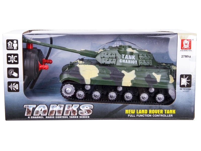 Távirányítós tank, 4 csatorna (27 MHz)