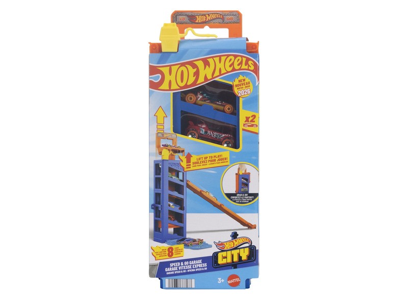 Hot Wheels turbóstart garázs játékszett