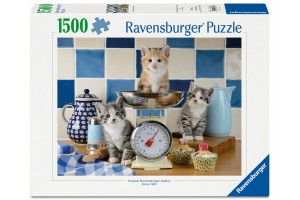 Kismacskák a konyhában - 1500 db puzzle