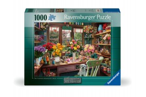 Puzzle 1000 db - Virágkötő műhely kép
