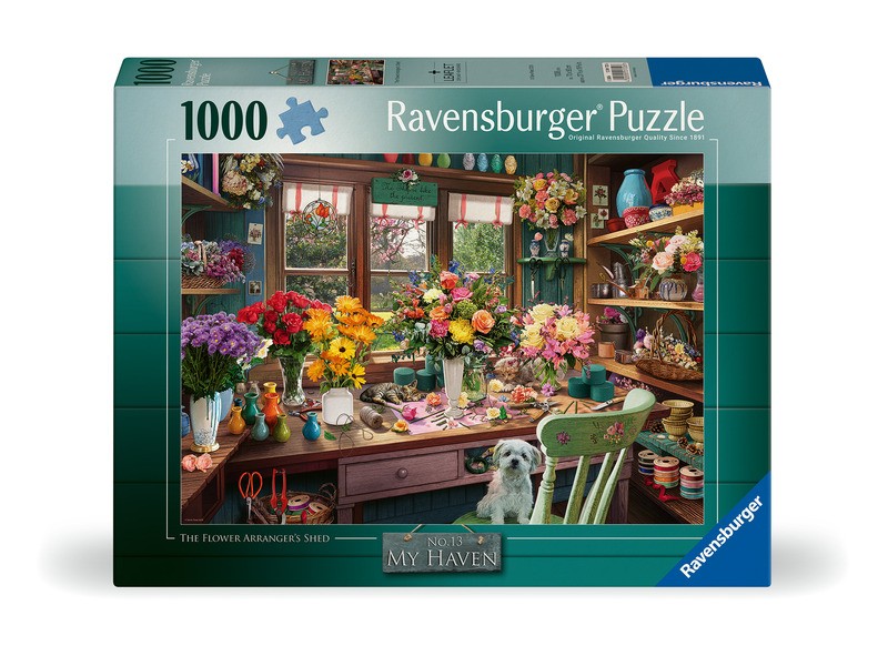 Puzzle 1000 db - Virágkötő műhely kép