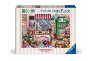 Puzzle 1000 db - virágmintás kép