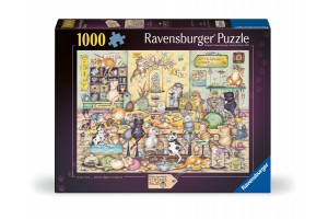 Puzzle 1000 db - Bolondos macskák ünnepe