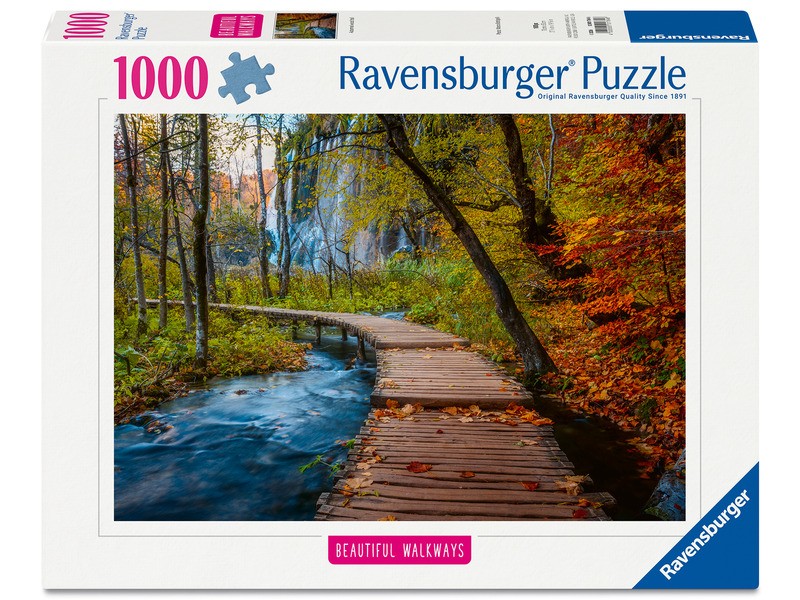 Puzzle 1000 db – Őszi faösvény
