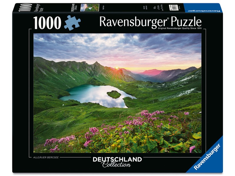 1000 db puzzle - Allgäu hegyi-tó