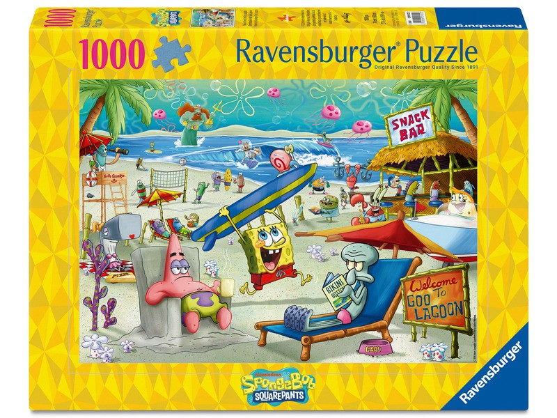 SpongyaBob 1000 db puzzle - termékkép
