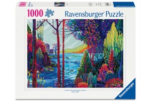 Puzzle 1000 db - Indigó erdő termékkép