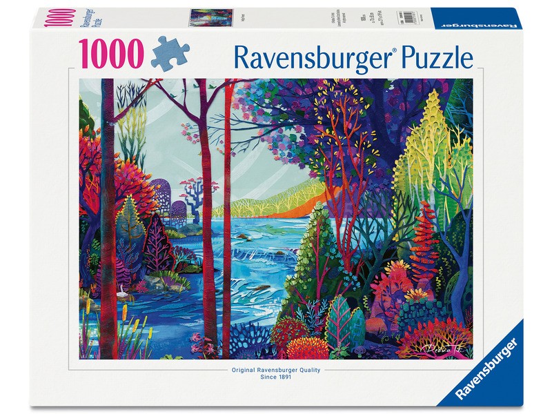 Puzzle 1000 db - Indigó erdő termékkép