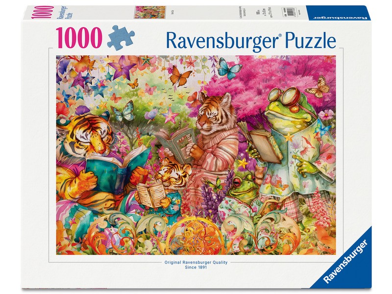 Puzzle 1000 db - Könyvklub illusztráció
