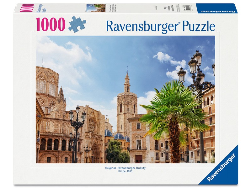 Puzzle 1000 db — Szent Mária tér, Valencia