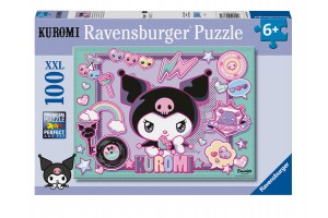 Puzzle 100 db - Hello Kitty és Kuromi