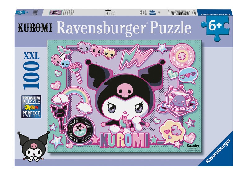 Puzzle 100 db - Hello Kitty és Kuromi