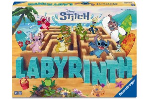 Labirintus Stitch társasjáték - doboz és bábuk