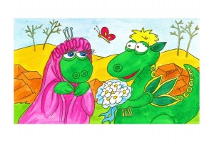 Süsü és a sárkánylány diafilm borító