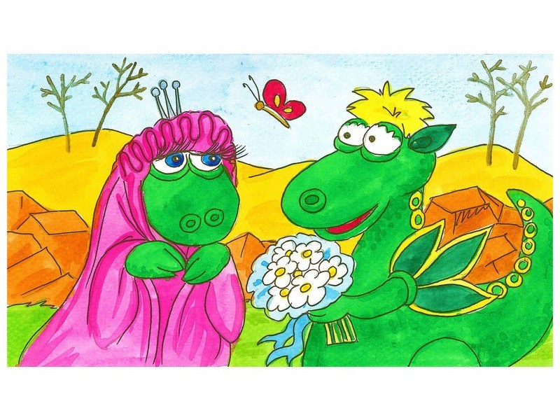 Süsü és a sárkánylány diafilm borító