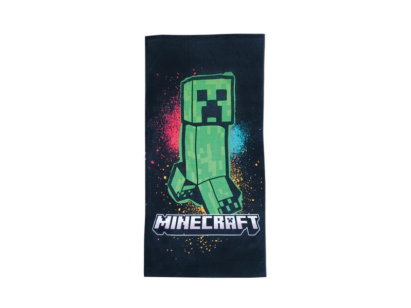 Minecraft fürdőlepedő 70x140 cm, 100% pamut