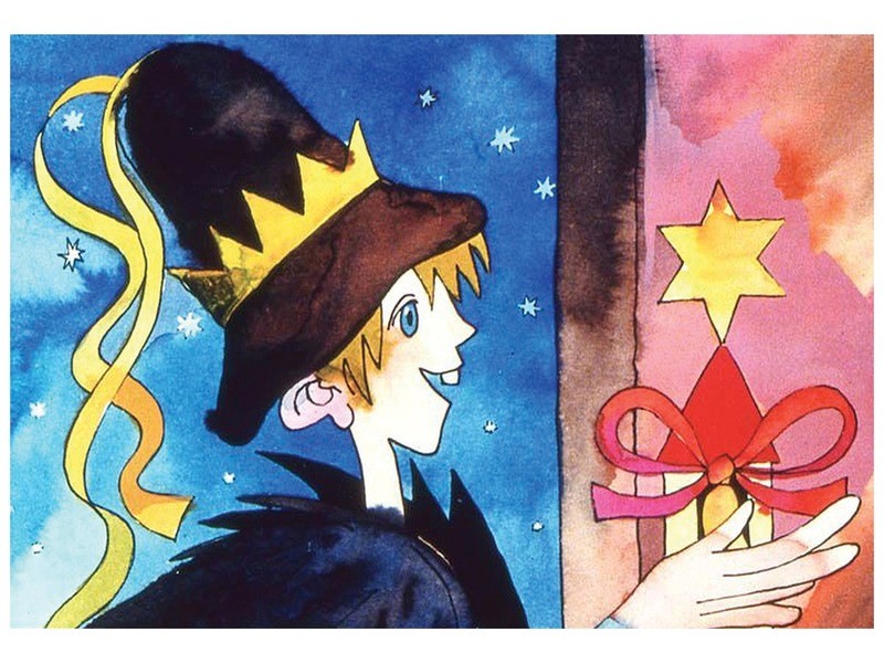 Betlehemi királyok diafilm – színes illusztráció