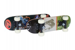 Gyerek műanyag gördeszka 13×40 cm, max 50 kg