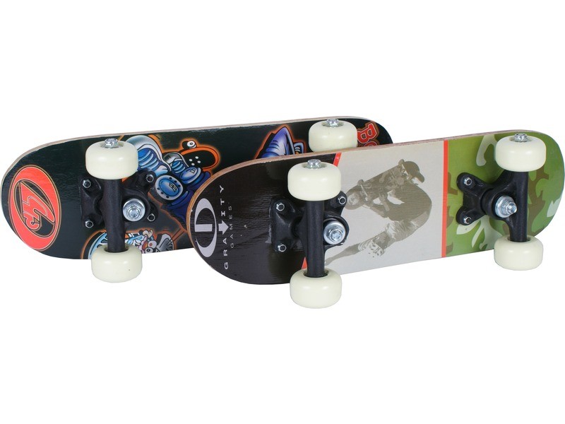 Gyerek műanyag gördeszka 13×40 cm, max 50 kg