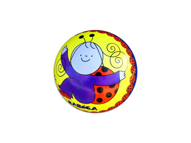 Bogyó és Babóca mintás gumilabda - 22 cm