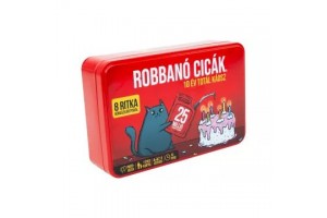 Robbanó cicák – 10 éves jubileumi társasjáték, fém doboz