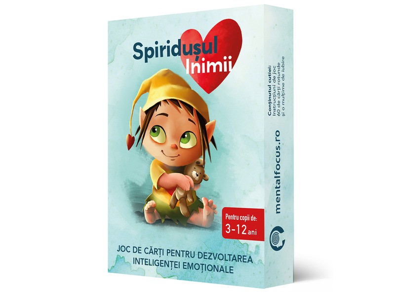 Szívmanó kártyajáték - román nyelvű borító