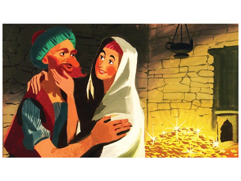 Ali baba és a 40 rabló - diafilm borító