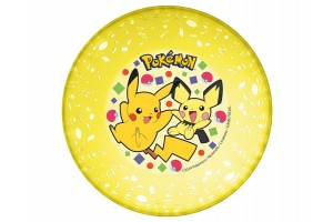 Műanyag Pokémon mélytányér - színes mintával