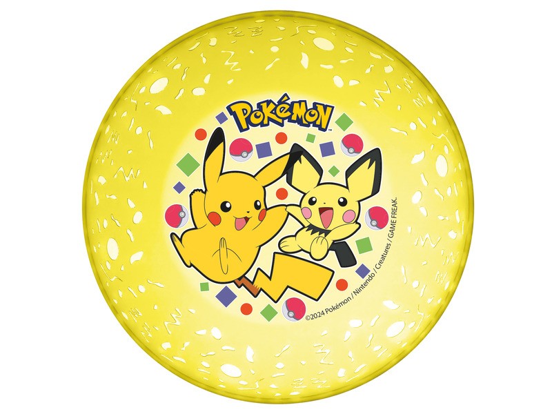 Műanyag Pokémon mélytányér - színes mintával