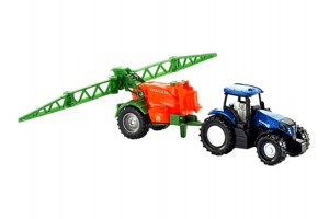 SIKU New Holland T8 traktor és Amazon permetező 1:87