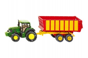 SIKU John Deere traktor pótkocsival 1:55 - 1650