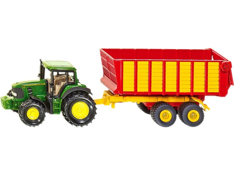 SIKU John Deere traktor pótkocsival 1:55 - 1650