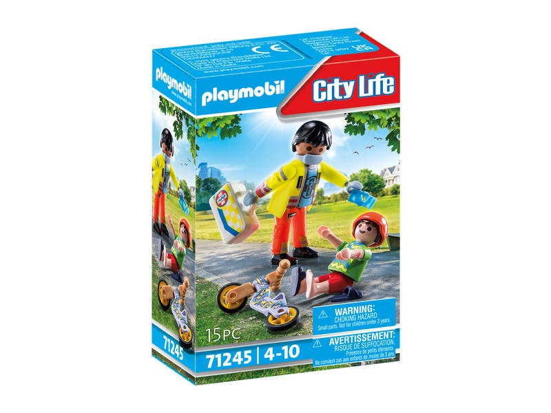 Playmobil City Life 71245 – Ápoló és páciens figura