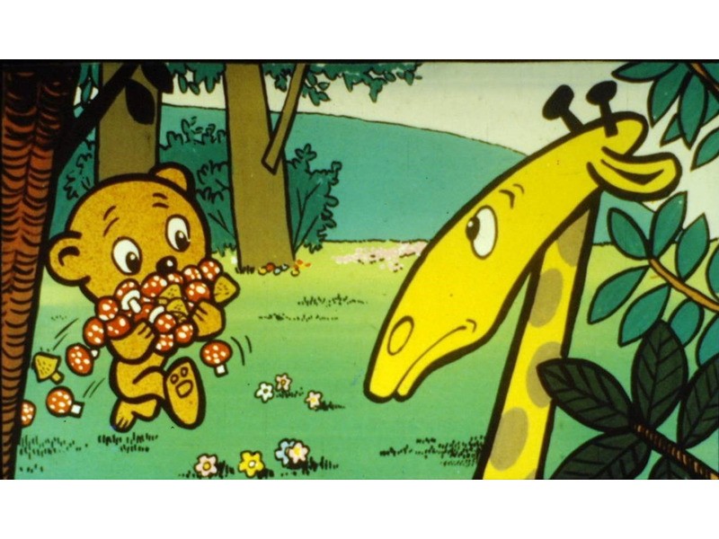 Zsiráf Zsiga és Mackó Miki - Diafilm borító