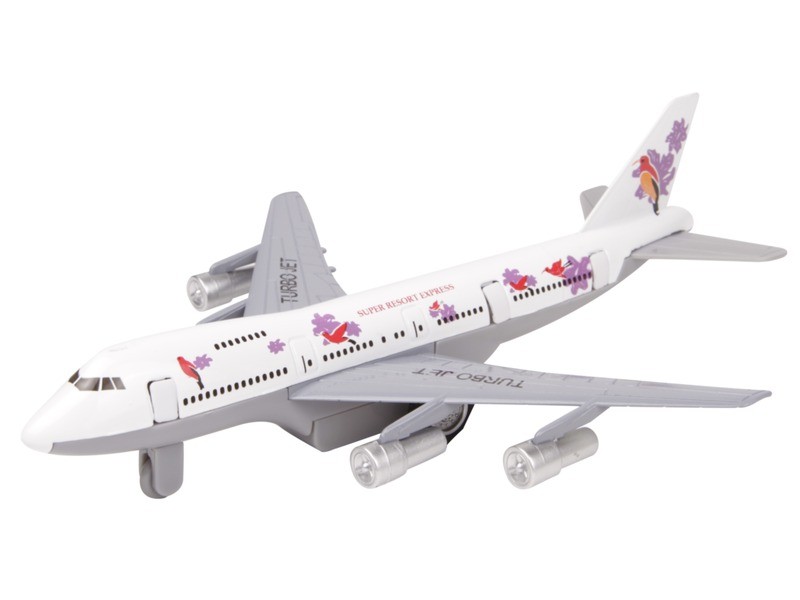 Turbo Jet fém repülőgép – 18 cm, nyitható ajtók