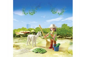Playmobil Állatgondozó alpakával