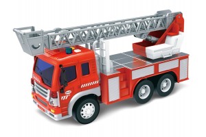 Tűzoltó autó 1:16 — világító és hangadó játékmodell