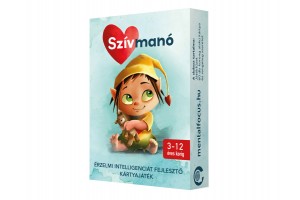 Szívmanó érzelmi intelligencia kártyajáték — doboz és lapok