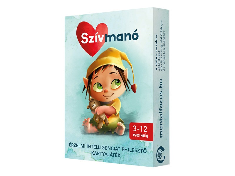 Szívmanó érzelmi intelligencia kártyajáték — doboz és lapok