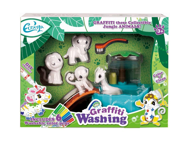 Állatkerti állatok grafitis szett – termékkép