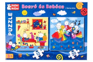 Bogyó és Babóca Szivárványhal puzzle (12 és 20 db)