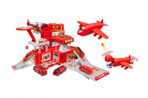 Tűzoltóállomás: zenélő és világító torony