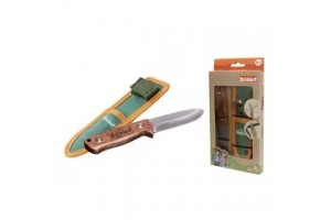 Scout játék faragókés fa markolattal és textil tokkal