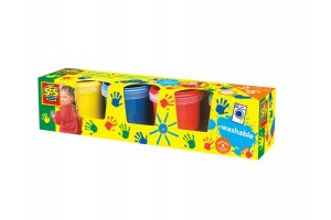 SES ujjfesték 4 darab - alapszínek