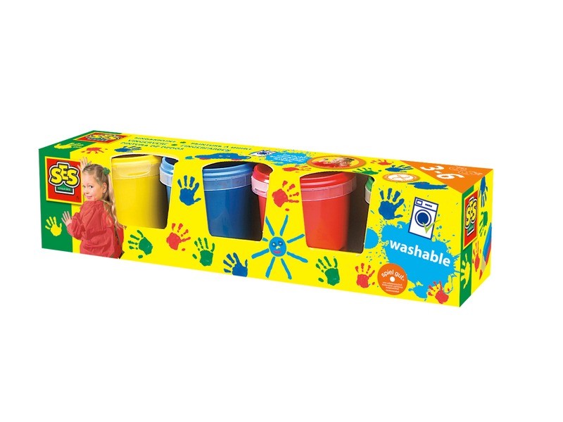 SES ujjfesték 4 darab - alapszínek